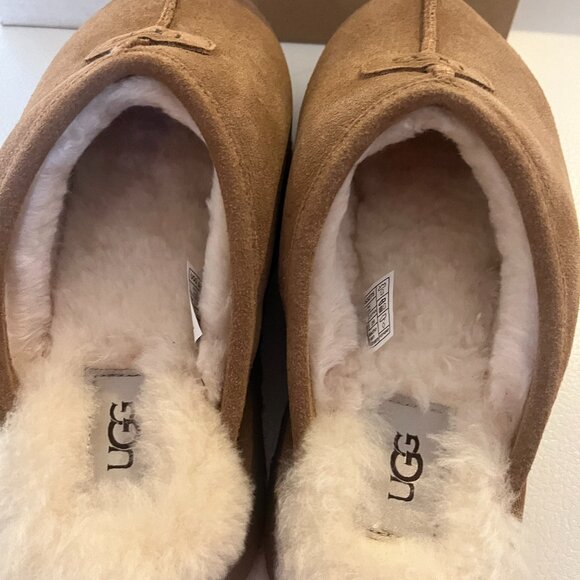 NIB UGG DISCOQUETTE SLIDE SLIPPER CHESTNUT SIZE 9 - Picture 7 of 10
